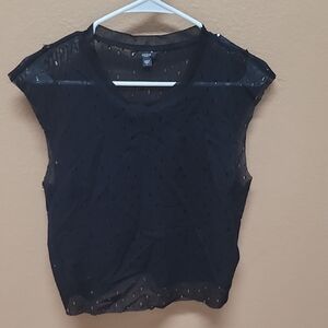 Guess Black Sleeveless Blouse with Relaxed Fit